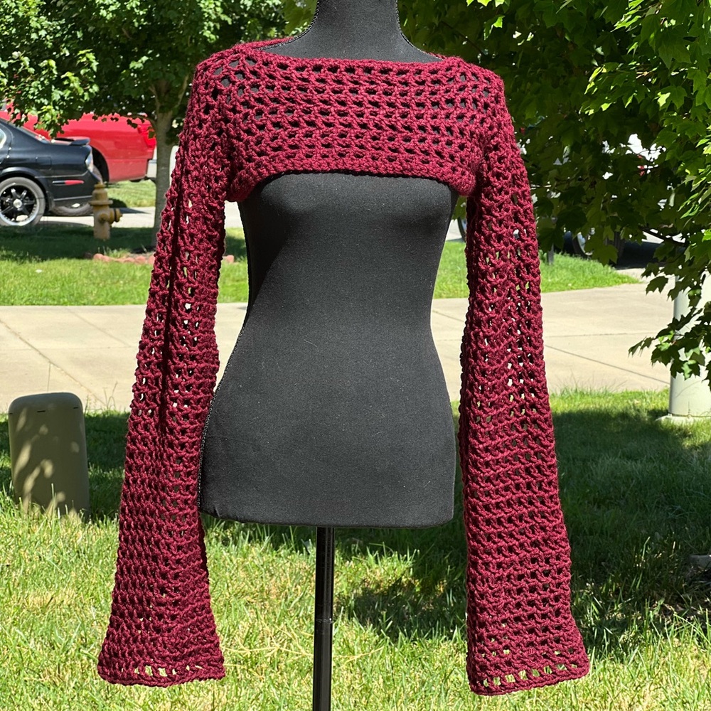 Crochet Bolero Shrug.